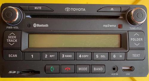 Radios Cd Usb Mp3 Bluetooth Sd Control Volante Toyota F