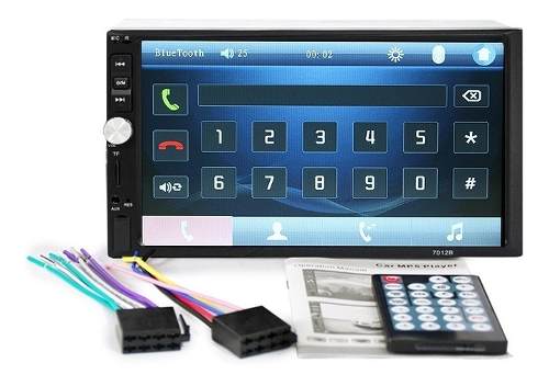 Reproductor Pantalla Para Carro Bluetooth Camara Usb Telefon