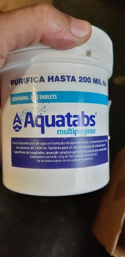 Tabletas Purificadoras De Agua Aquatabs Para Tanques Oferta