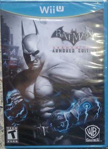 Batman Arkham City Armored Editions Wii U Original Nuevo