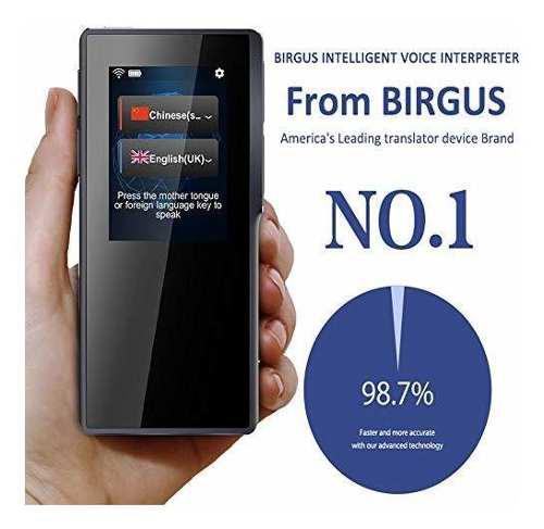 Birgus Dispositivo Traductor Voz Inteligente 70 Idioma