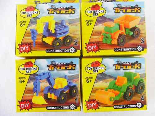 Carrito Armable Tipo Lego Construcción Didactico Somos