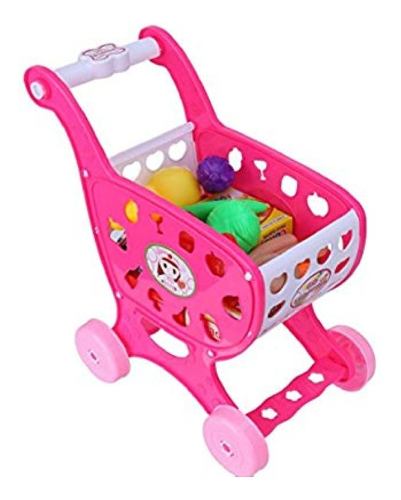 Carrito De Mercado Juguete Para Niñas En (20verdes)