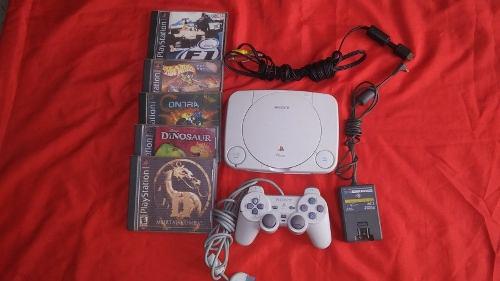 Consola Sony Play Station 1 Ps1 Ps One Slim Completo. 25v