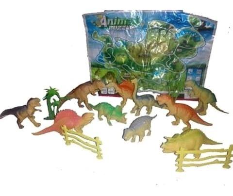 Juguete Dinosaurios Niños Set 14 Piezas 9cm, Detal Y Mayor