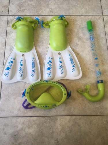 Kit De Buceo Niños Careta Snorkel Chapaleta