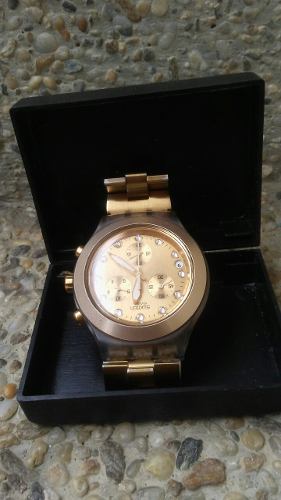 Reloj Swatch Irony Dorado Original