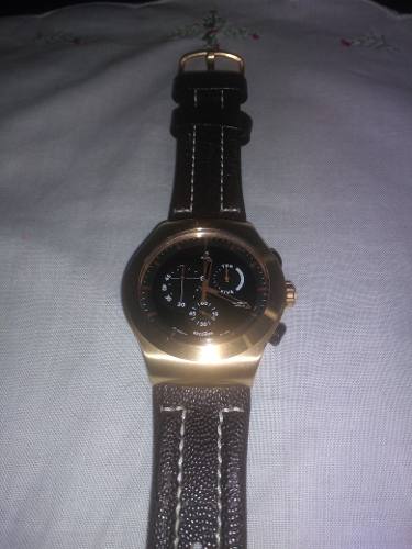Reloj Swatch Irony Dorado Poco Uso Buen Estado 100