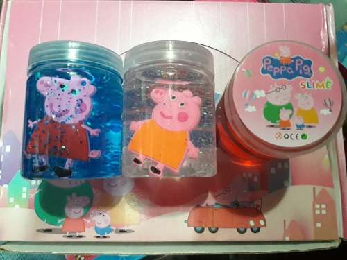 Slime Peppa Pig Juguete Sorpresa Escarchado