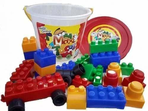 Tobo Bloques Tipo Lego Construccion Niños Juguete 56piezas