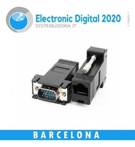 Adaptador Extensor Convertidor Vga A Rj45