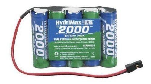 Batería 6 Volts 2000mah Nimh Pack Hydrymax Hobbico. 45