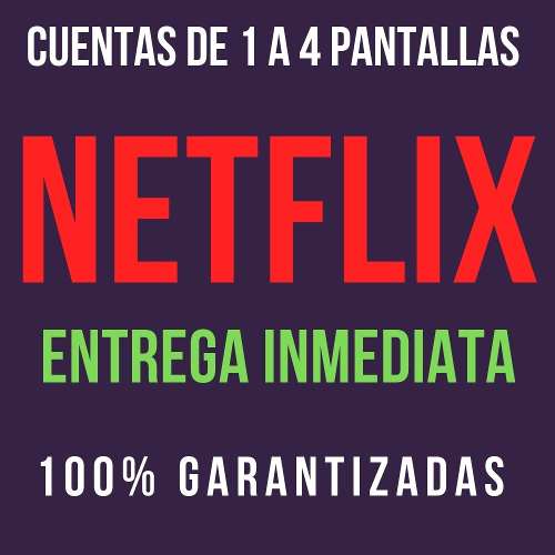 Cuentes Neflix Original Ultra Hd 4k Garantizadas 1 Mes