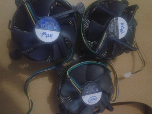 Fan Cooler Para Procesador / Intel 5 Verdes C/u
