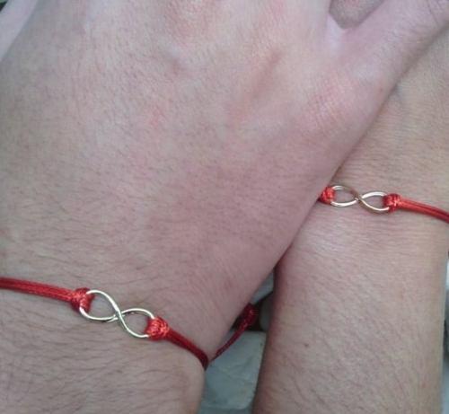 Pulseras Para Parejas Novios Infinito Amistad Esposos Amor