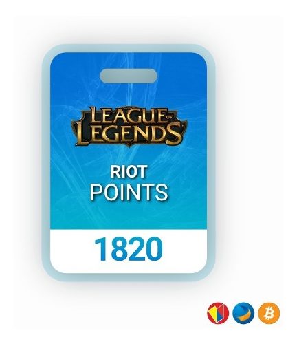 Riot Points Lan League Of Legends  Rp. ¡trabajamos