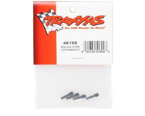 Screw Pins 4x13mm Threadlock Ref 5189 T-maxx Traxxas 10 Vrds