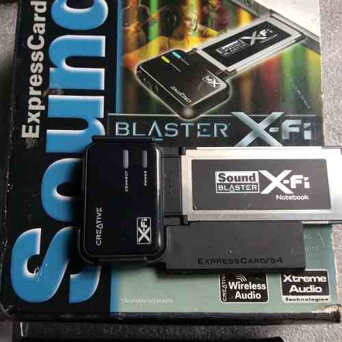 Tarjeta De Sonido Creative Sound Blaster X-fi Expresscard