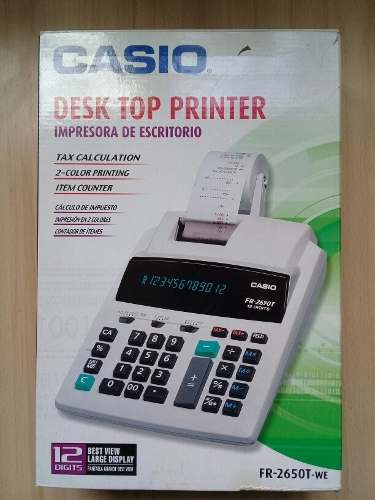 Calculadora Casio Fr-t Desk Top Printer