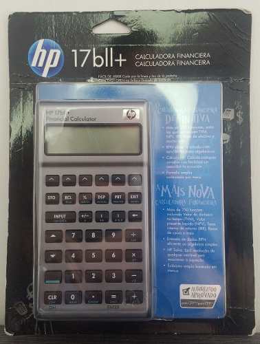 Calculadora Financiera Hp 17bii+ Nueva