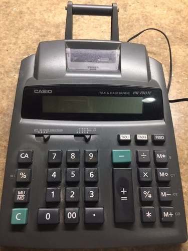 Calculadora Impresora Casio Hr-150te.