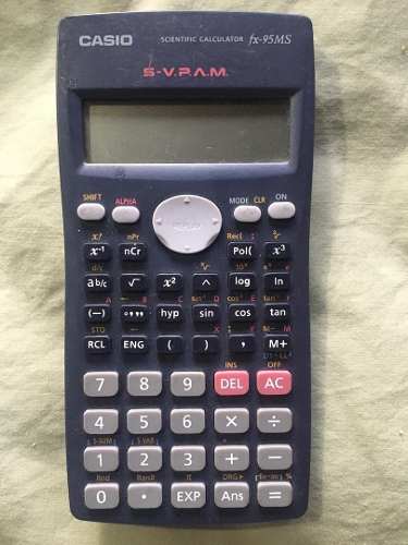 Casio Calculadora Fx-95ms. Usada
