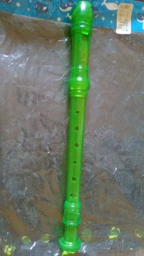 Flauta Original Musical Yamaha Color Verde Transparente