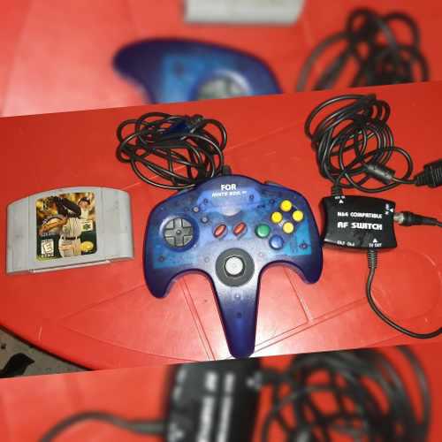 Juego De Nintendo 64, Control Y Cable Tv