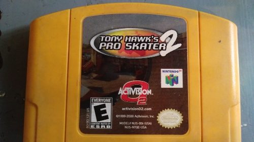 Juego De Nintendo 64 Tony Hawk 2
