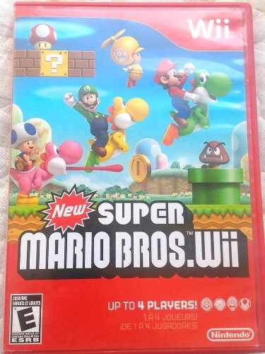 Juego New Super Mario Bros De Wii Original. Usado