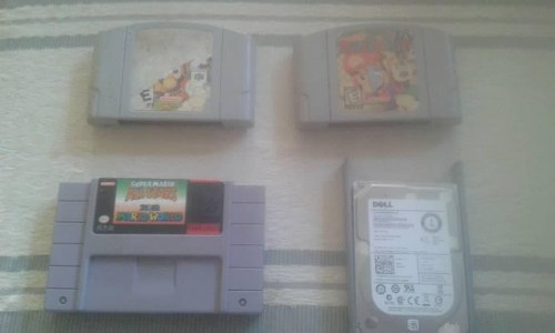 Juegos Nintendo 64, Discos Duro De Servidor 1tb Y Juego Snes