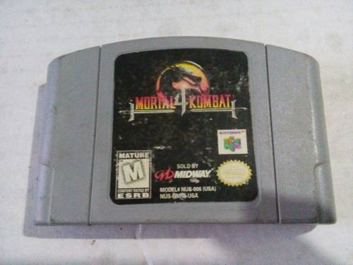 Mortal Kombat 4 Para Nintendo 64 En Buen Estado De Uso