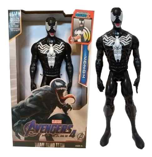 Muñeco Venom 30cm Luz Y Sonido Ant Man Aquaman Flash Marvel