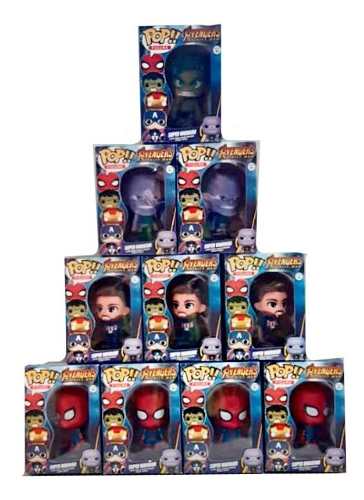 Muñecos Pop Avengers 8 Cm De Colección