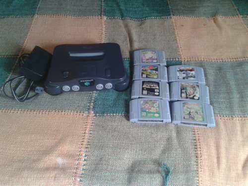 Nintendo 64 Con 7 Juegos Perfecto Estado!