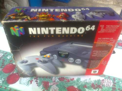 Nintendo 64 En Su Caja,perfectas Condiciones