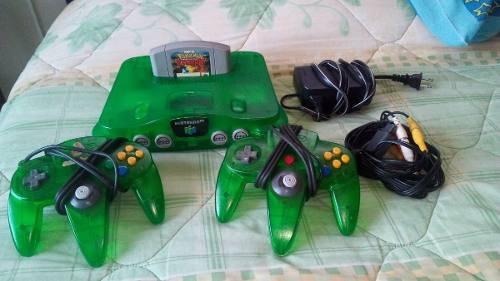 Nintendo 64 Especial Verde Con Control Y 1 Juego Incluido