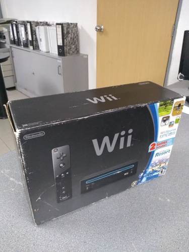 Nintendo Wii Black Edition Original Sin Chipear