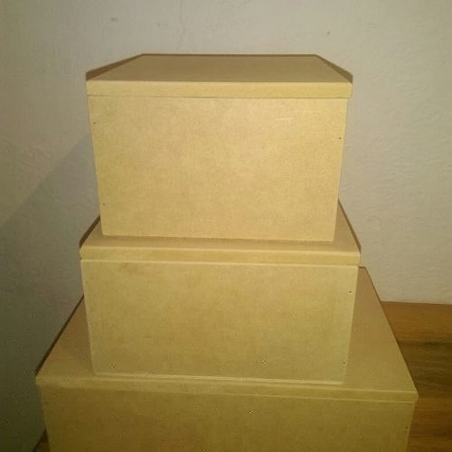 Cajas En Madera Mdf Crudo. Cotillones Y Regalos