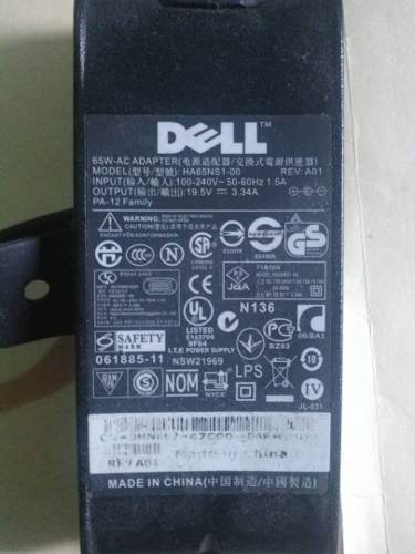 Cargador De Laptop Dell - Ha65ns1-00