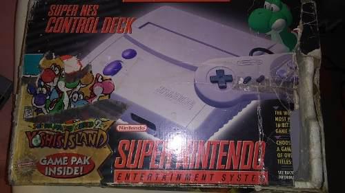 Consola Jr Super Nintendo Snes Edición Yoshi Island