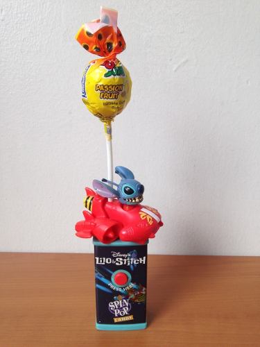 Disney Porta Chupeta Lilo & Stitch Spin Pop Candy (usado)