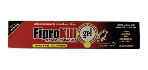 Fiprokill Gel Matachiripas Y Matacucarachas 15 Gramos
