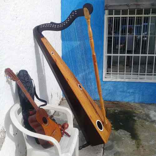 Instrumentos Musicales Arpa Llanera -cuatro-maracas