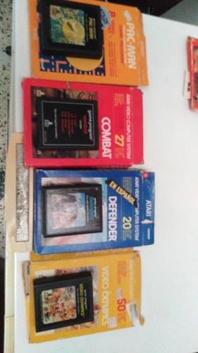 Juegos De Atari Con Su Caja Y Manual En Excelente Estado