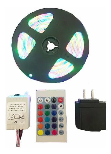 Kit Cinta Led Rgb De 5metros Multicolor Incluye Todo