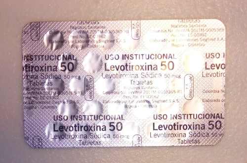 Libro De Levotiroxina 50 Mcg X 30 Past