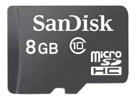 Memoria Sandisk 8gb Micro Sd Adaptador Clase 10