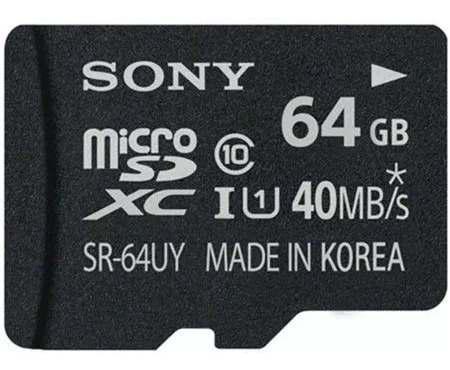 Memoria Sony Micro Sd Hc 64 Gb Clase 10 Ultra
