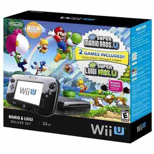 Nintendo Wii U De 32 Gb Mario Bros U Deluxe Set